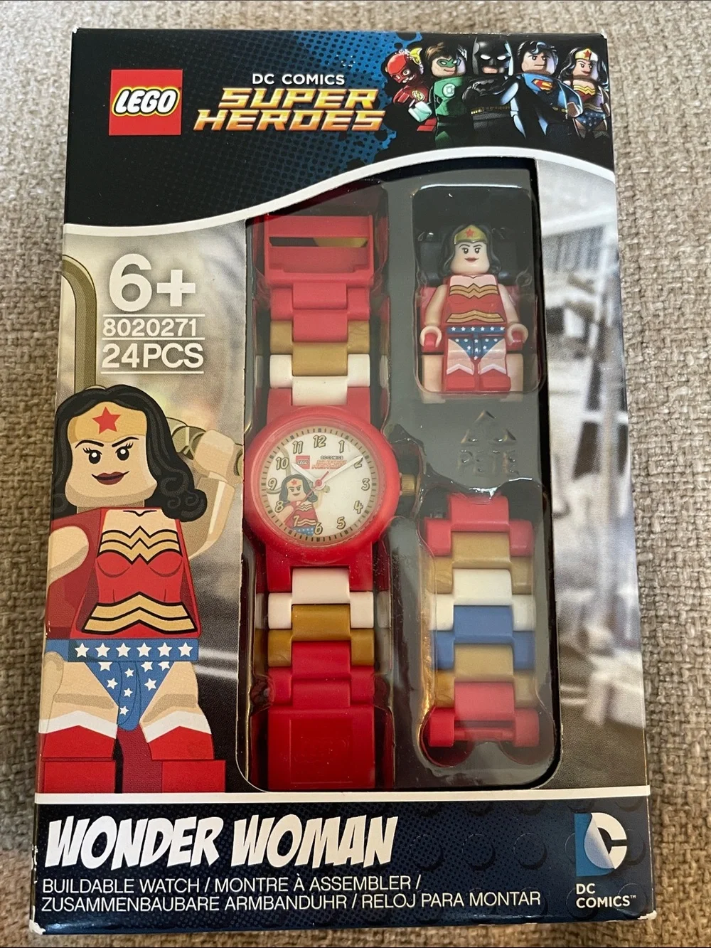 Lego DC Comics Wonder Woman Buildable Watch
